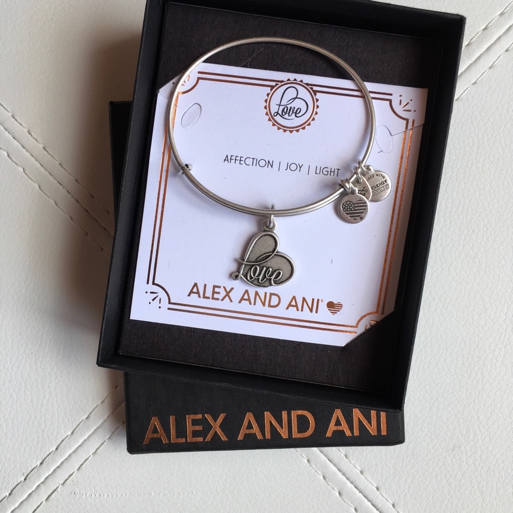 Alex and Ani “LOVE” Bracelet NIB